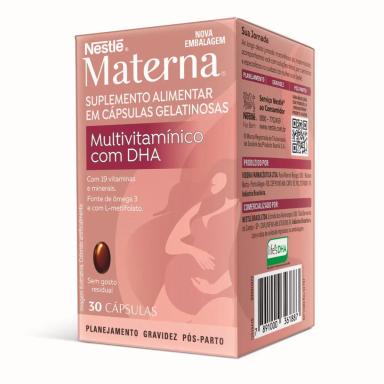 Polivitamínico Materna DHA para Gestantes 30 cápsulas