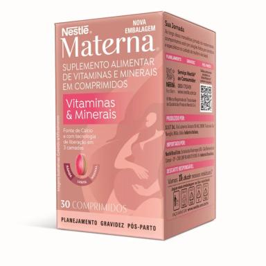 Polivitamínico Materna para Gestantes 30 comprimidos