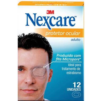 Protetor Ocular 3M Nexcare Adulto com 12 unidades