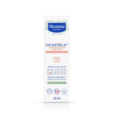 Creme Reparador Hidratante Mustela Bebê Cicastela Pele Sensibilizada com 40ml