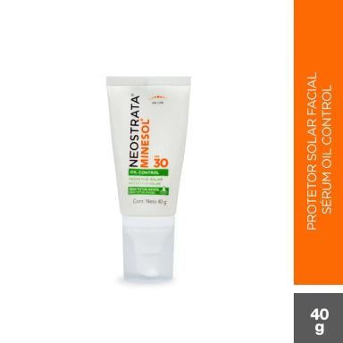 Protetor Solar Facial Serum Antioliosidade FPS 30 Neostrata Minesol Oil Control 40g