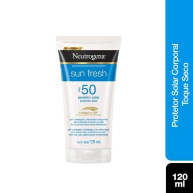 Protetor Solar Corporal Loção FPS 50 Neutrogena Sun Fresh 120ml