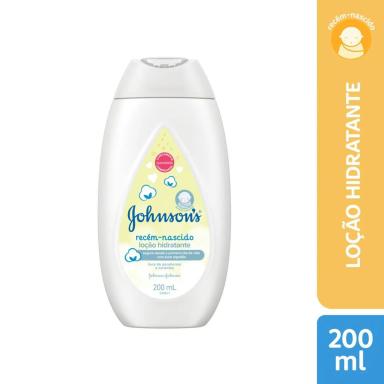 Loção Hidratante Corporal Johnson's Recém-Nascido com 200ml