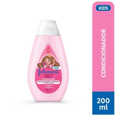 Condicionador Infantil Johnson's Gotas de Brilho com 200ml