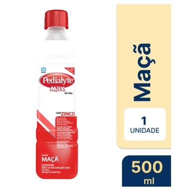 Pedialyte Max Sabor Maçã Solução 500ml