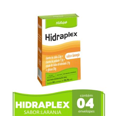 Hidraflex Sabor Laranja Pó para Solução Oral 4 envelopes de 27,9g cada
