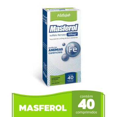 Ferro Masferol 109mg 40 comprimidos