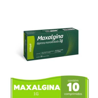 Maxalgina Dipirona Monoidratada 1g 10 comprimidos