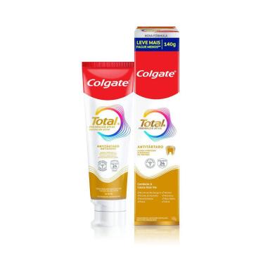Creme Dental Colgate Total Prevenção Ativa Antitártaro 140g