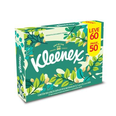 Lenço de Papel Kleenex Dia a Dia 60 unidades