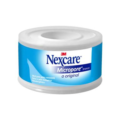 Fita Micropore Nexcare Original Branca com 1 rolo de 25mmx4,5m