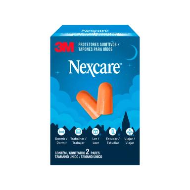 Protetor Auditivo Nexcare com 2 pares