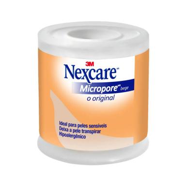 Fita Micropore Nexcare Bege 50mm x 4,5m