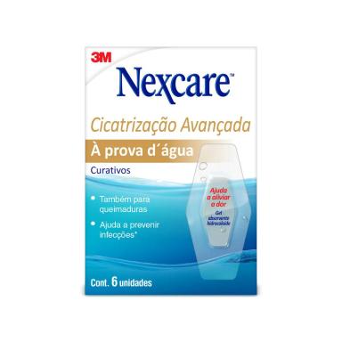 Curativo 3M Nexcare Cicatrização Avançada com 6 unidades