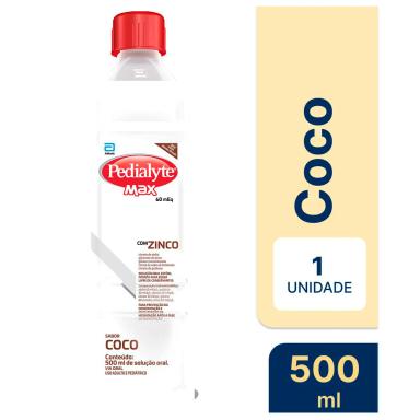 Probiótico Pedialyte Max Sabor Coco Solução 500ml