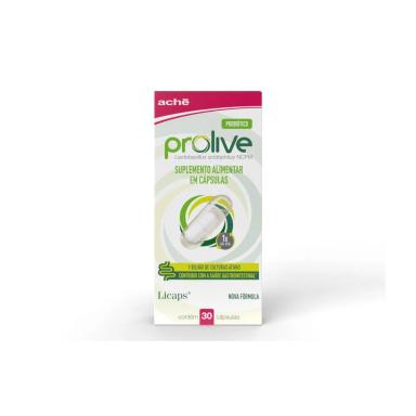Suplemento Probiótico Prolive - 30 Cápsulas