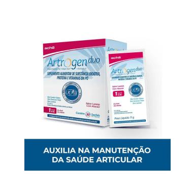Colágeno Artrogen Duo Sabor Laranja com Abacaxi - 30 Sachês de 11g cada
