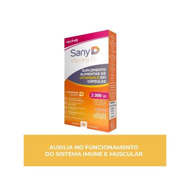 Vitamina D 2.000UI Sany D 30 cápsulas