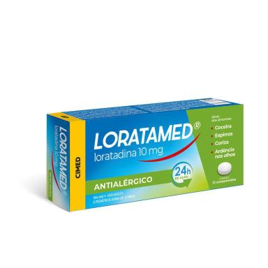 Loratamed Loratadina 10mg 12 comprimidos