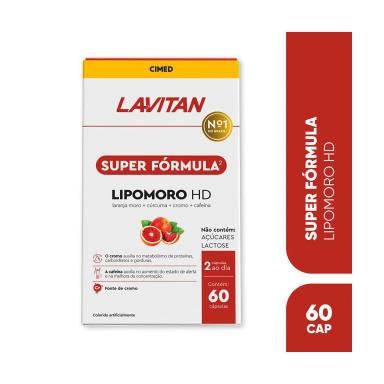 Suplemento Alimentar Lavitan Lipomoro Super Fórmula 60 Cápsulas