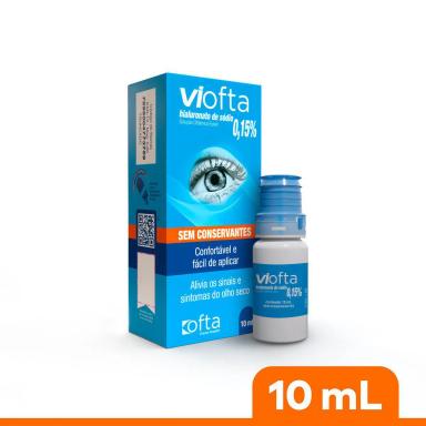 Solução Oftálmica Estéril ViOfta 0,15% 10ml