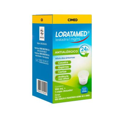 Loratamed Loratadina 1mg/ml Xarope 100ml