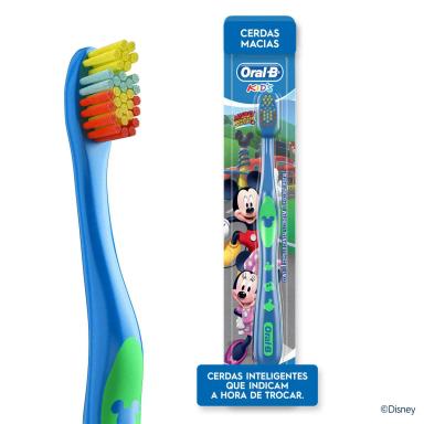 Escova de Dente Infantil Oral-B Mickey Macia com 1 unidade