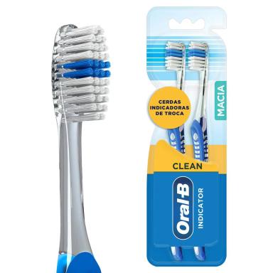 Escova de Dente Oral-B Indicator Clean Nº35  2 unidades
