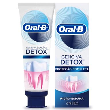 Creme Dental Oral-B Detox Proteção Completa 102g