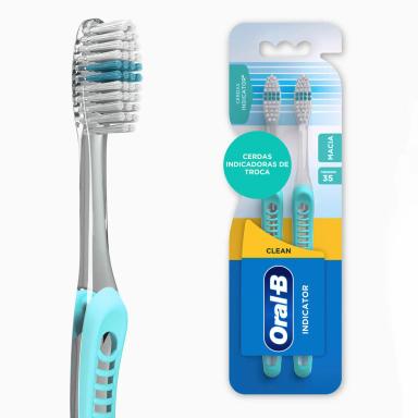 Escova de Dente Oral-B Indicator Clean Nº30  2 unidades