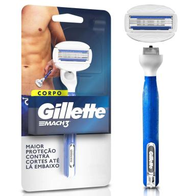Aparelho de Depilação Gillette Mach 3 Corpo 1 unidade
