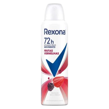 Desodorante Antitranspirante Aerosol Rexona Frutas Vermelhas Feminino 72h 150ml