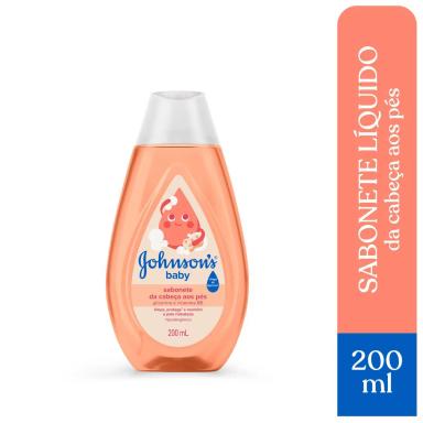 Sabonete Líquido Johnson's Baby da Cabeça aos Pés Glicerina 200ml