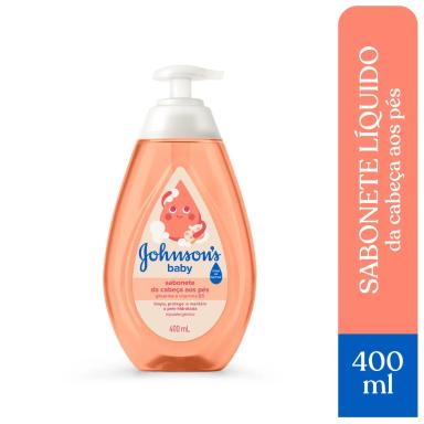 Sabonete Líquido Johnson's Baby da Cabeça aos Pés Glicerina 400ml