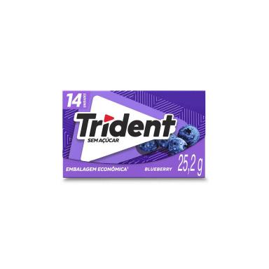 Trident Blueberry 14 unidades maiores - Leve Mais por Menos