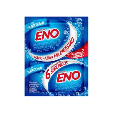 Sal de Fruta Eno Tradicional Pó Efervescente 5g 2 envelopes