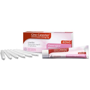 Gino Canesten Creme Vaginal 50mg/5g 35g + 6 Aplicadores