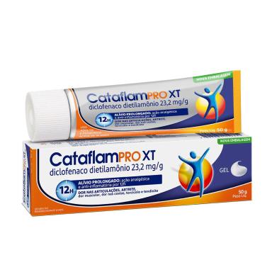 CataflamPRO XT Diclofenaco Dietilamônio 23,2mg/g Emulgel 50g