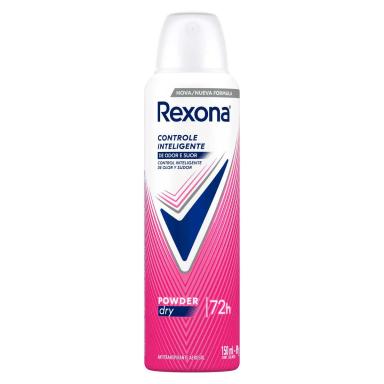 Desodorante Antitranspirante Aerosol Rexona Powder Dry Feminino 72h 150ml