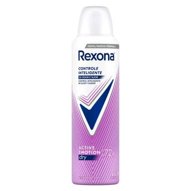 Desodorante Antitranspirante Aerosol Rexona Active Emotion Feminino 72h 150ml