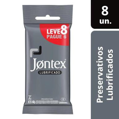 Camisinha Jontex Lubrificado com 8 unidades