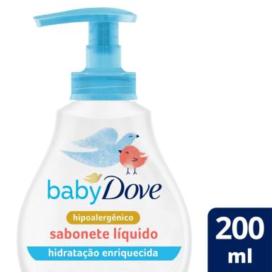 Sabonete Líquido Dove Baby Hidratação Enriquecida com 200ml