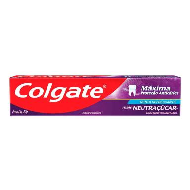 Creme Dental Colgate Máxima Proteção Anticáries Neutraçúcar 70g