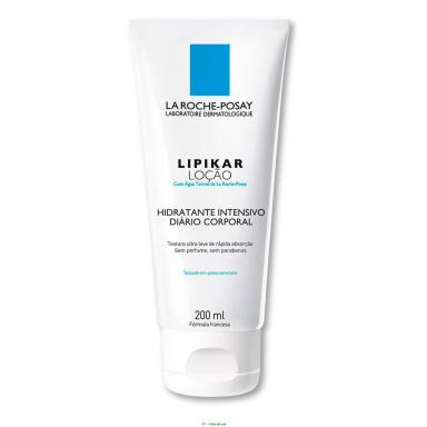 Loção Hidratante Corporal Intensivo Diário La Roche-Posay Lipikar com 200ml