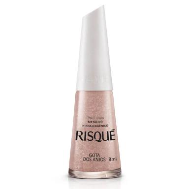 Esmalte Metálico Risqué Nude 8ml - Gota dos Anjos  