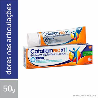 CataflamPRO XT Diclofenaco Dietilamônio 23,2mg/g Emulgel 50g