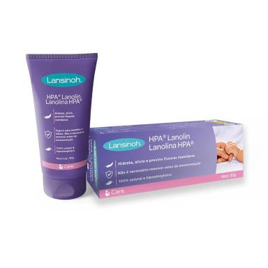 Pomada para Mamilos Lansinoh HPA Lanolina 100% natural com 30g