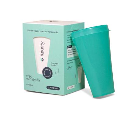 Porta Coletor Menstrual Esterilizador Fleurity com 1 unidade