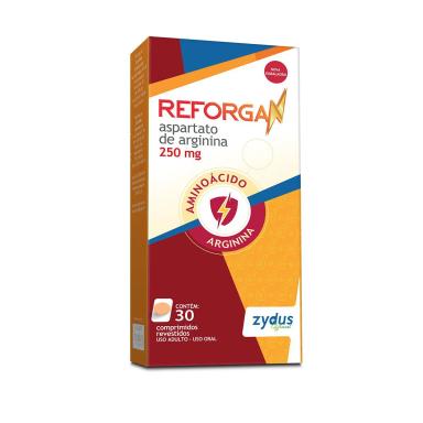 Arginina Reforgan 250mg 30 comprimidos