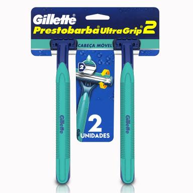 Barbeador Gillette Prestobarba Ultragrip 2 2 unidades